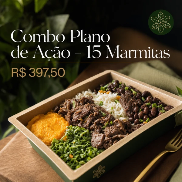 Combo Plano de Ação - 15 Marmitas