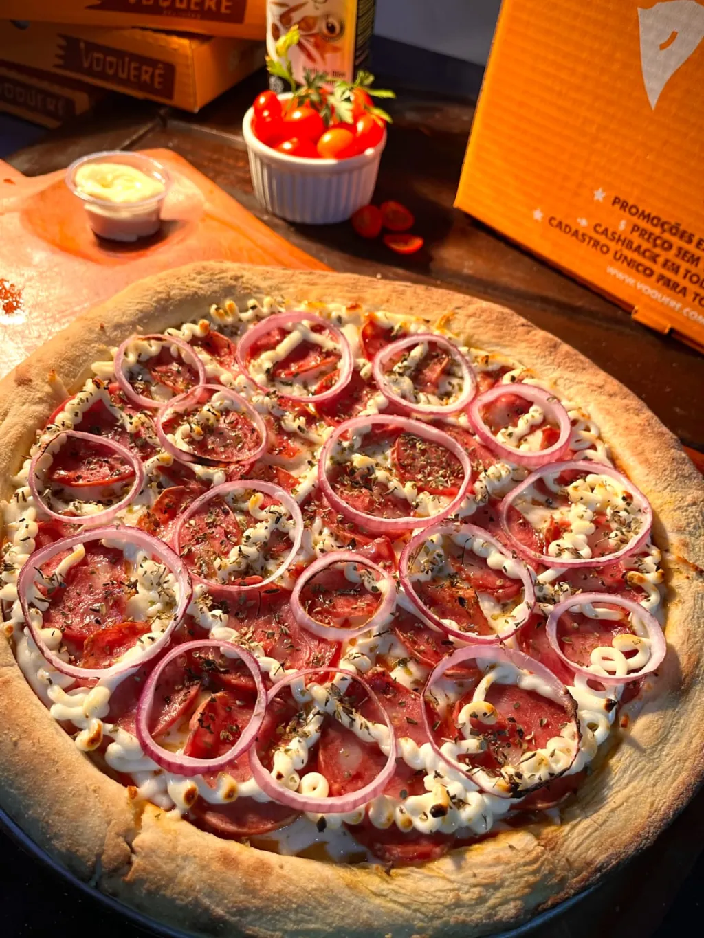 Pizza Média com 8 Pedaços - Um Sabor HAPPY HOUR